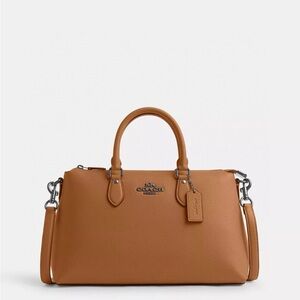 Coach Caramel Leather Satchel
